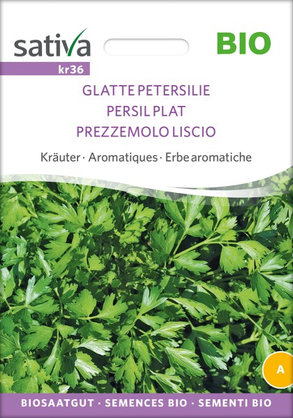 Glatte Petersilie, Bio Samen, Sativa