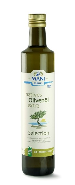 MANI Bläuel natives Olivenöl Selection, extra, bio, 0,5 l