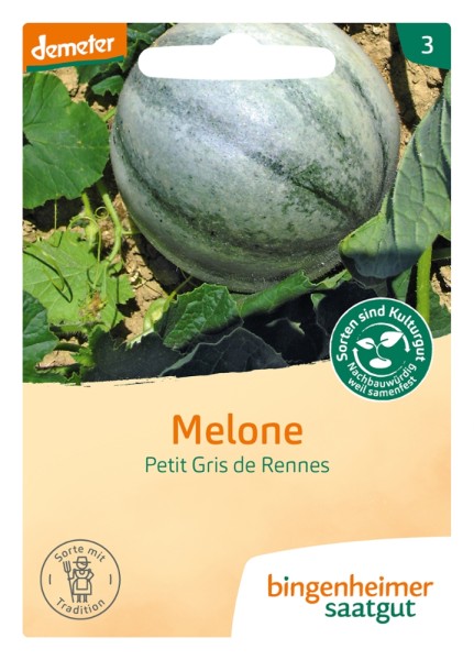 Zuckermelone Petit Gris de Rennes Bio Samen
